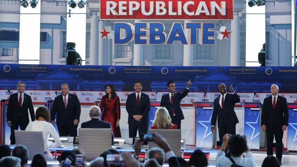 Кандидаты от республиканской партии на стадии дебатов