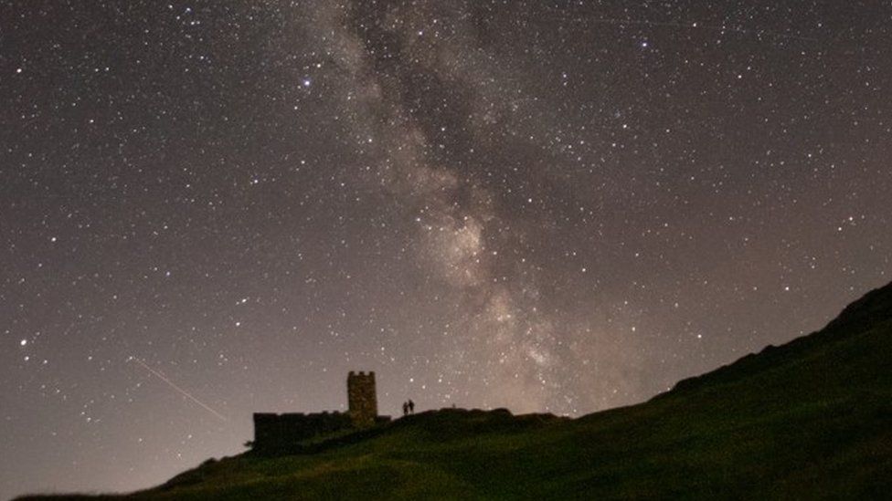 The Milky Way above Brentor