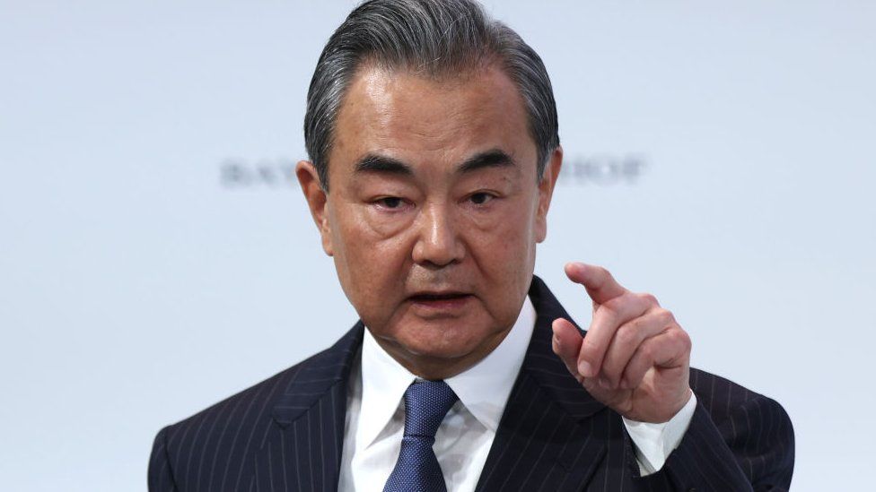 Chinese foreign affairs Minister Wang Yi