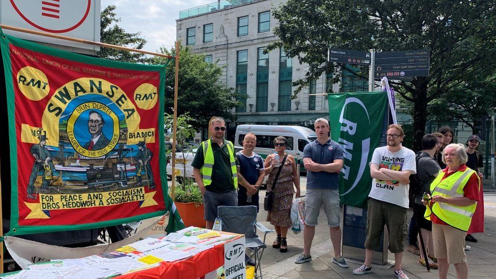 Swansea pickets