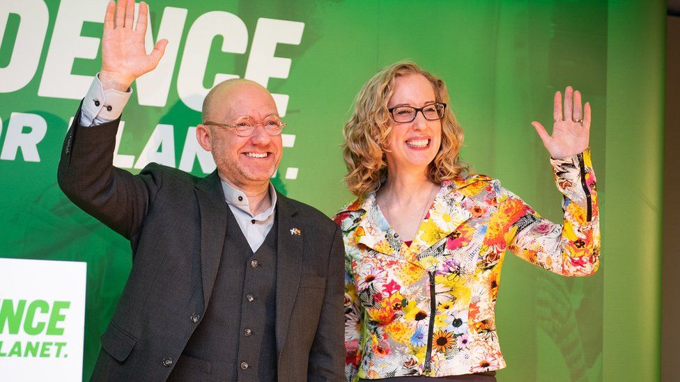 Patrick Harvie and Lorna Slater