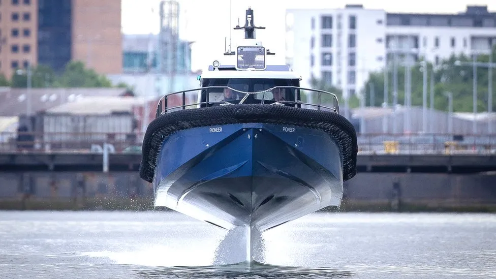 The Pioneer Of Belfast Glides On Cleaner Shipping Waters