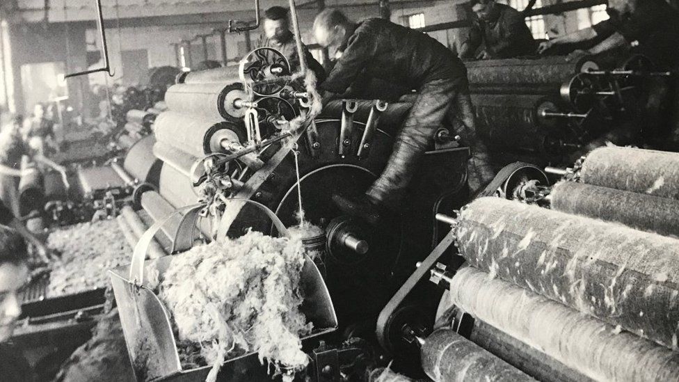 Workers at Armley Mills