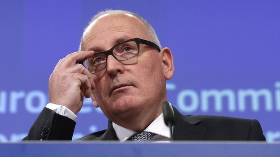 European Commission First Vice-President Frans Timmermans
