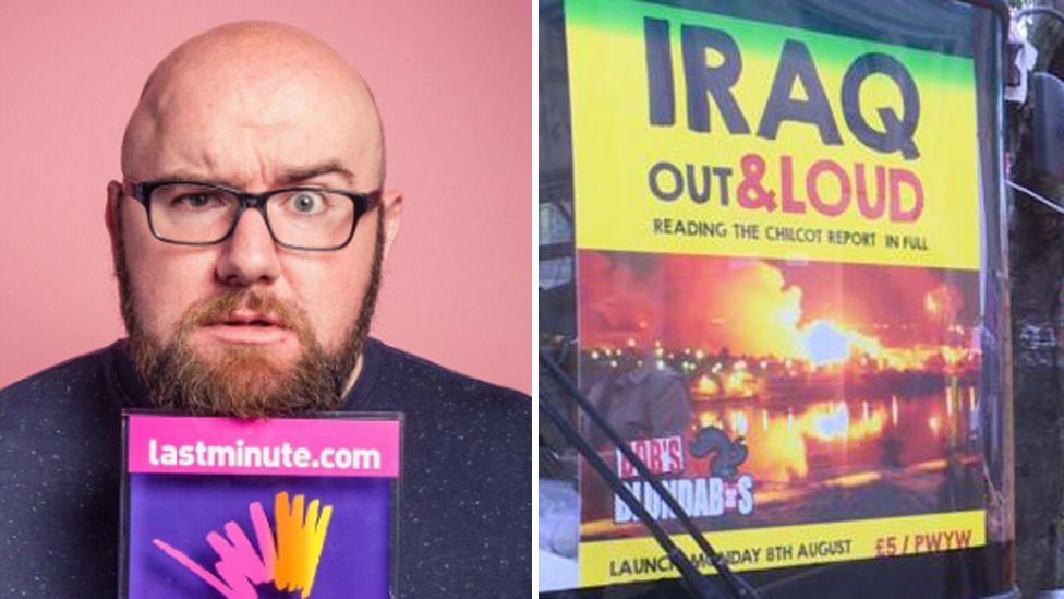 Scott Gibson and the Iraq Out & Loud poster