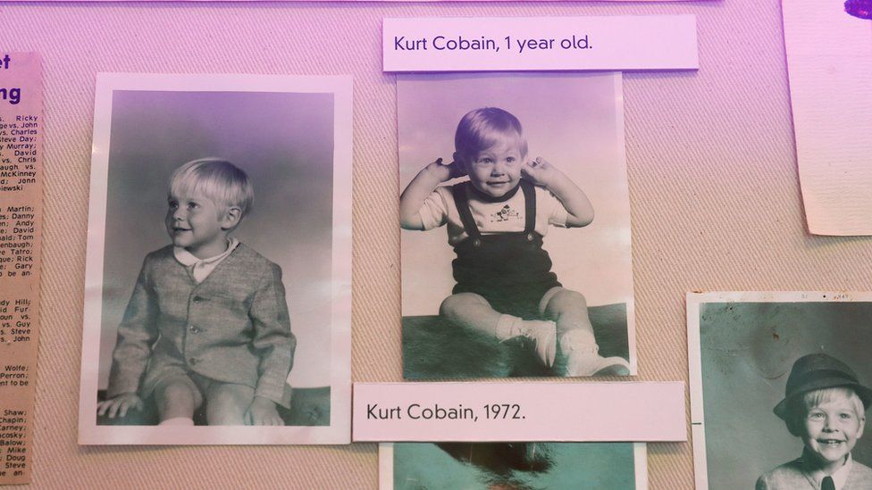 Kurt Cobain's childhood photos