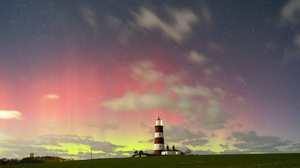 Aurora from Happisburgh Lighthouse