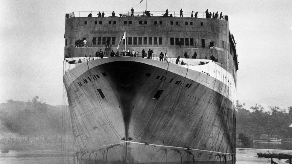 The QE2 was launched from the Upper Clyde Shipbuilders in 1967