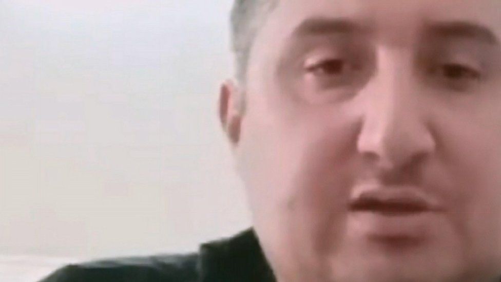 Кадр из видео Моссада с изображением человека, выдававшего себя за Юсефа Шахбази Аббасалило