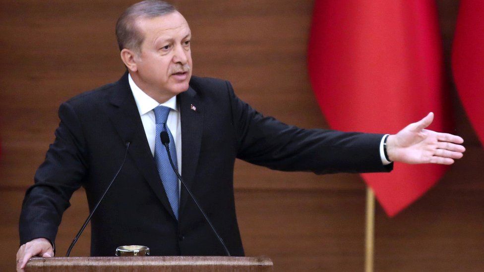 President Recep Tayyip Erdogan (19 April)