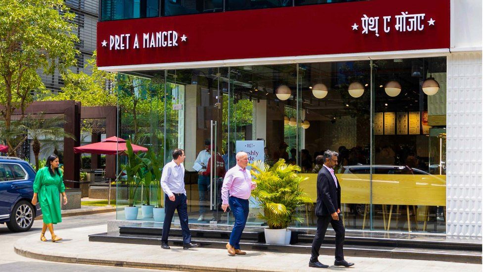 Pret A Manger's archetypal  store  successful  India.