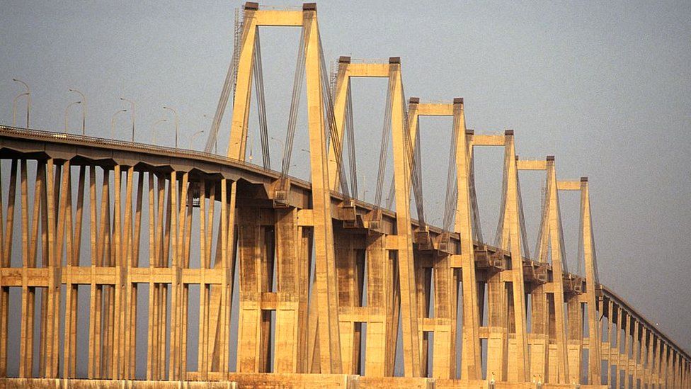 General Rafael Urdaneta Bridge on Lake Maracaibo, Maracaibo, Zulia, Venezuela (2016 picture)