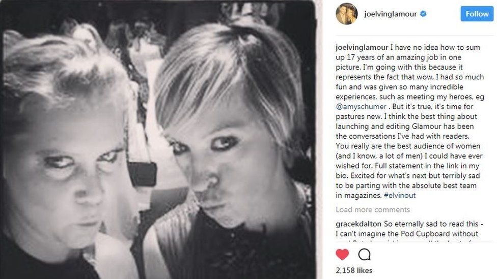 Jo Elvin's Instagram post