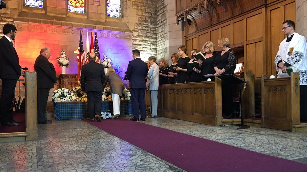 Glasgow service remembers 9/11 victims BBC News