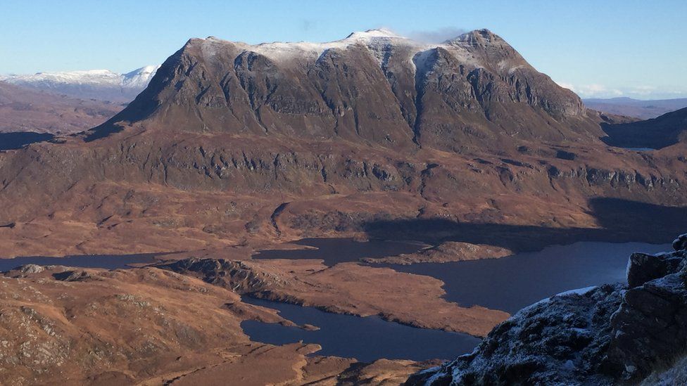 A view of Cul Mor from Stac Pollaidh.