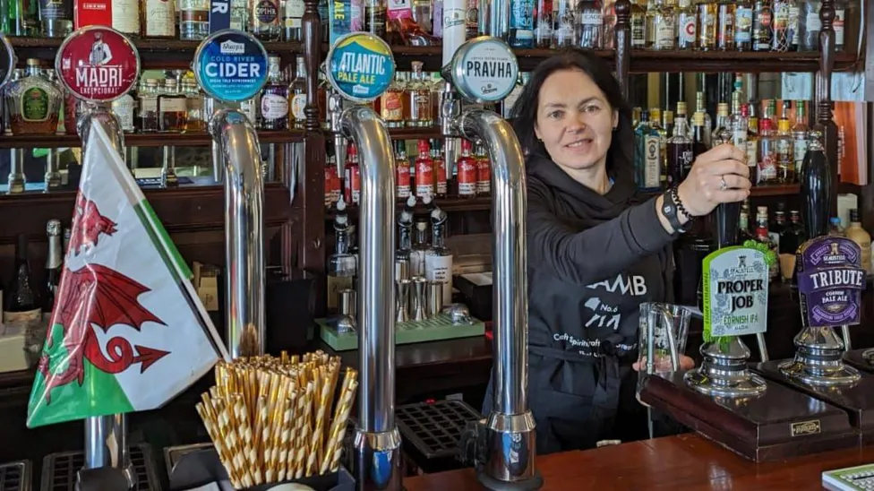 Ukrainian woman reopens one of city's oldest pubs