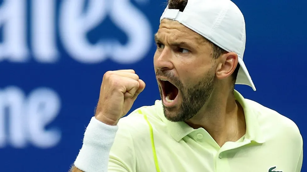 Dimitrov Overcomes Rublev’s Early Fury to Claim Five-Set Victory.