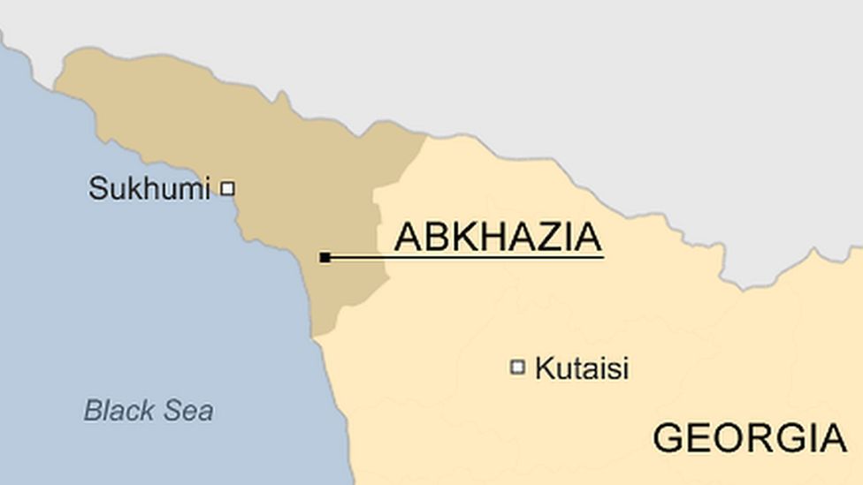 Map of Abkhazia