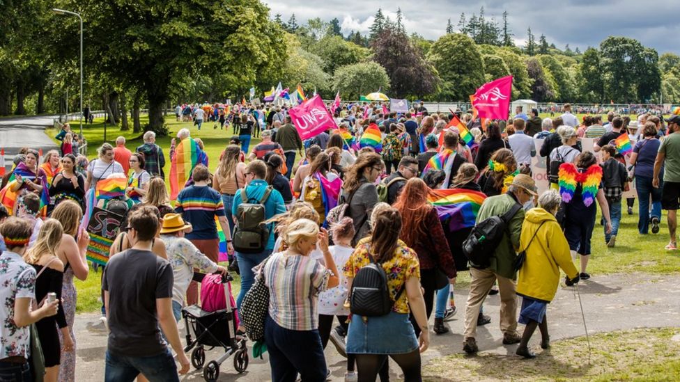 In pictures: Proud Ness in Inverness - BBC News