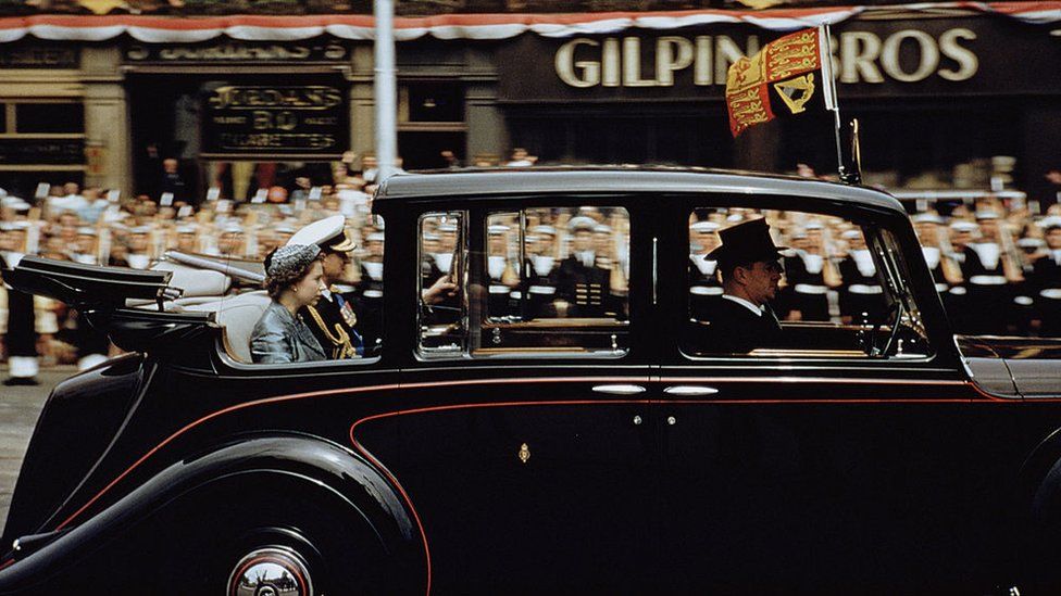 Queen Elizabeth II and Prince Philip in New Zealand during their Commonwealth Tour, December 1953.