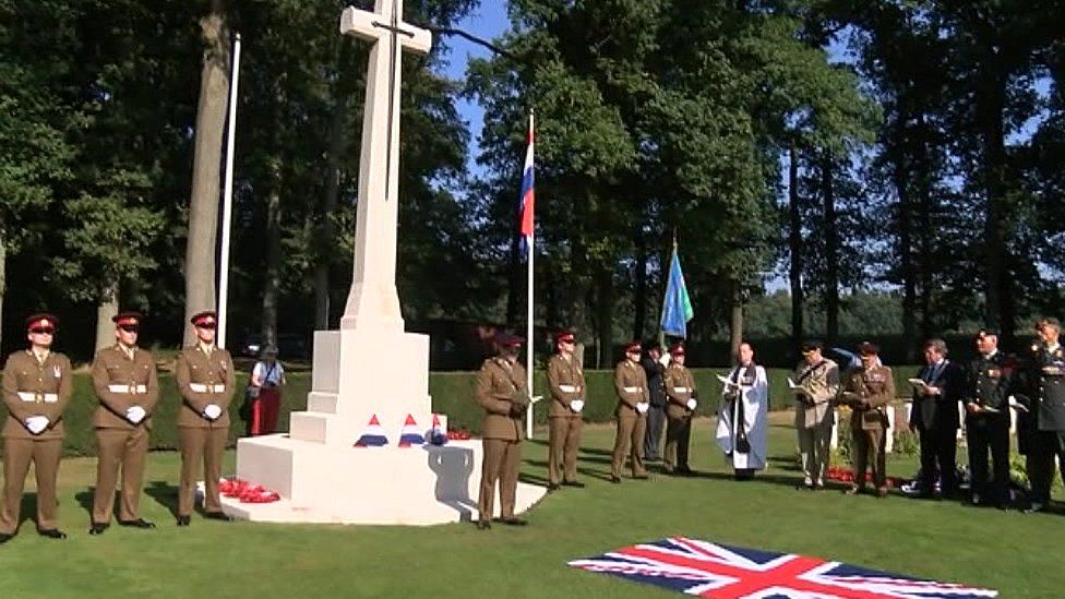 Rededication ceremony in Arnhem