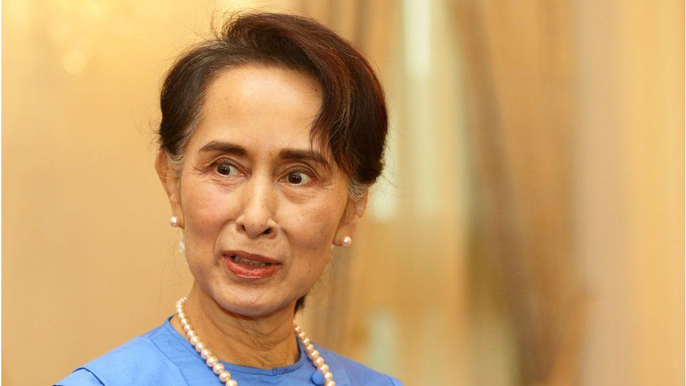 Aung San Suu Kyi in 2018