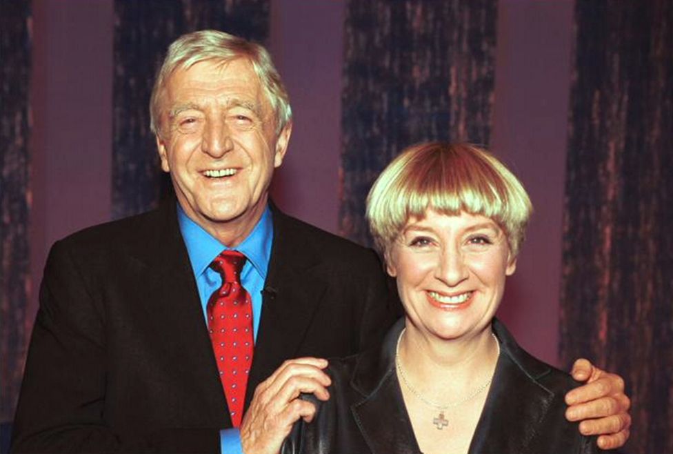 Michael Parkinson with Victoria Wood in 2000