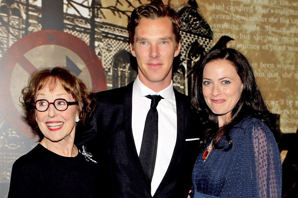 Una Stubbs, Benedict Cumberbatch and Lara Pulver in 2012