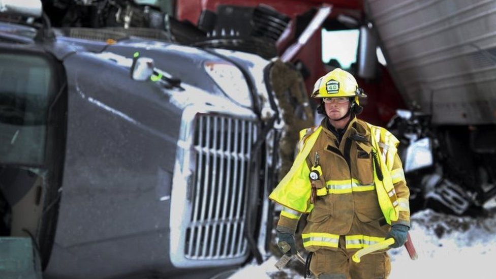 At least three dead in 50vehicle Pennsylvania pileup BBC News
