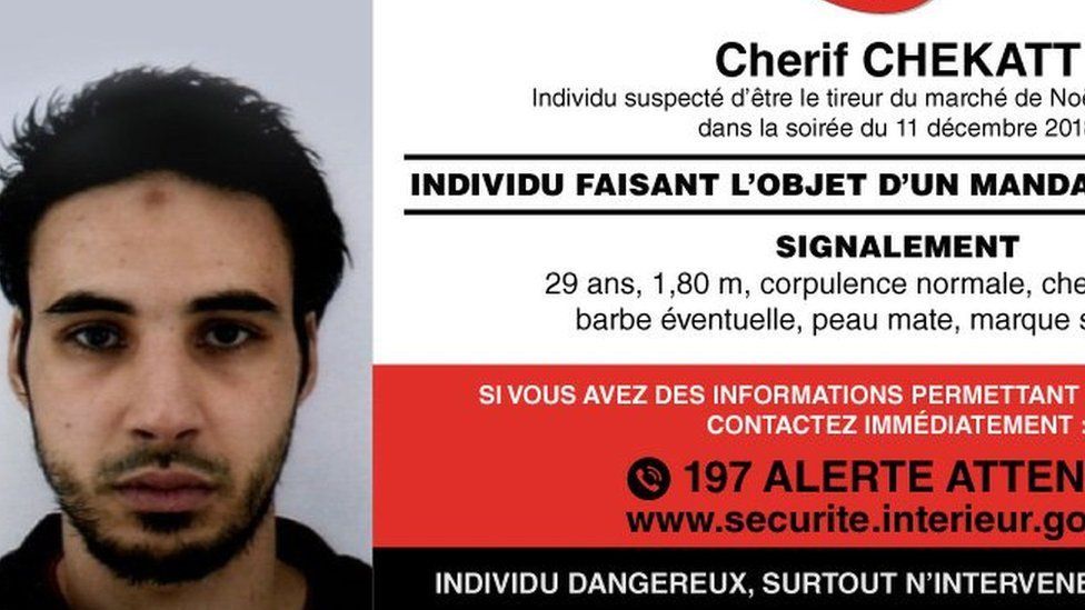 Police notice for Chérif Chekatt
