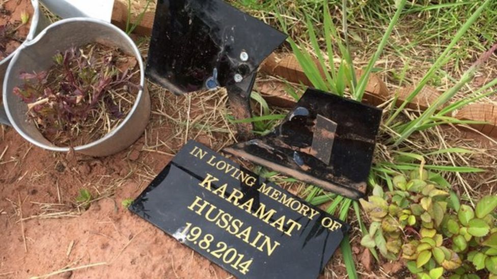 Nottingham Muslim grave damage a 'hate crime' BBC News