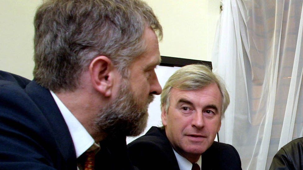 John McDonnell, right, with Jeremy Corbyn