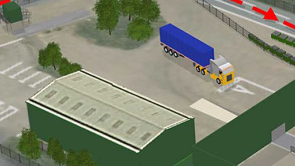 Artist's impression of the Haverhill recycling centre