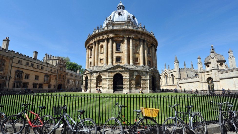 Oxford University, like Cambridge, got a "gold" rating