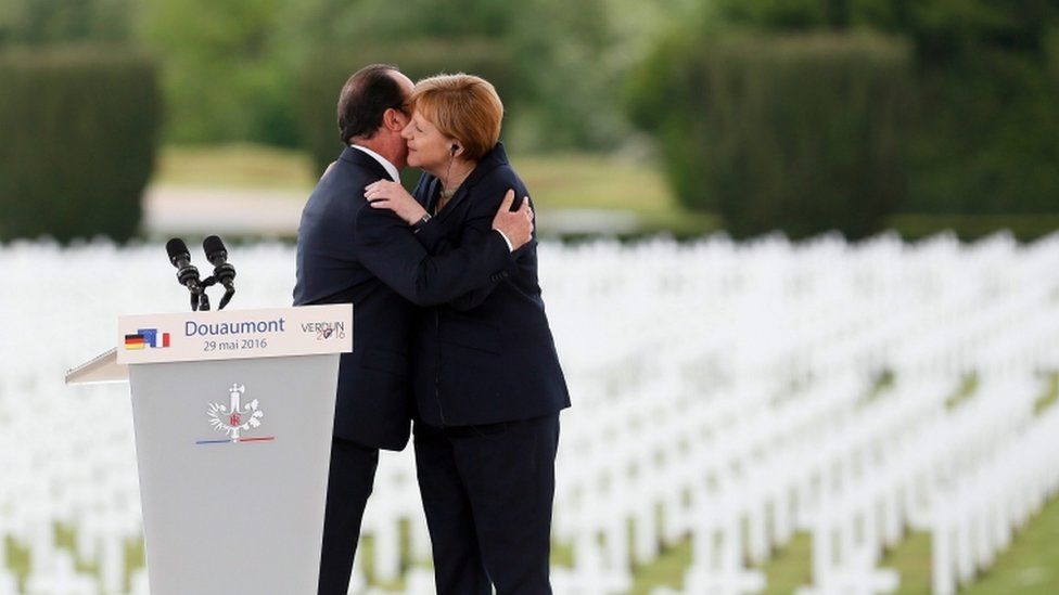 President Hollande and Chancellor Merkel