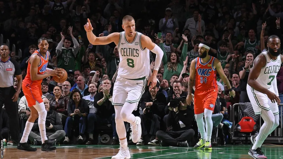 Boston Celtics Triumph Over Oklahoma City Thunder, Securing NBA's Top Position.