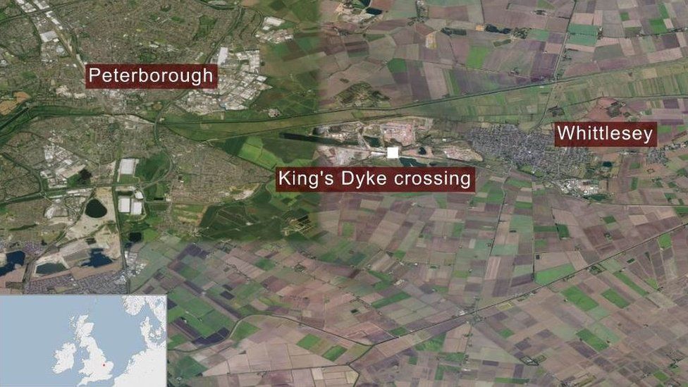 King's Dyke map