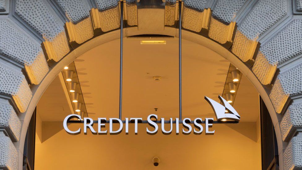 The global headquarters of Credit Suisse