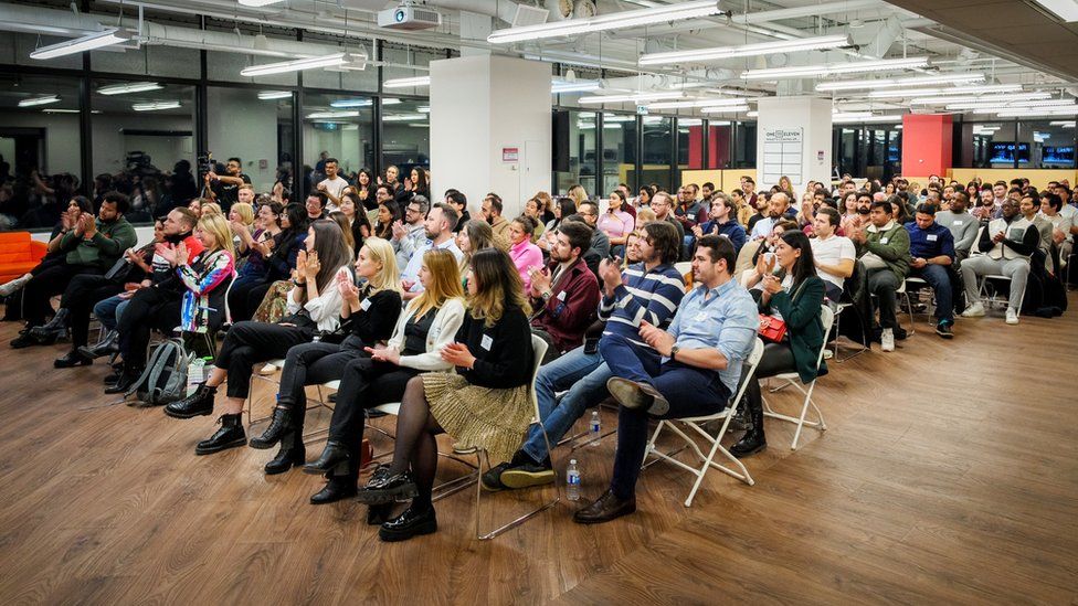 Attendees at the event in Toronto