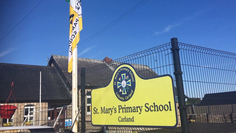 St Mary's school sign