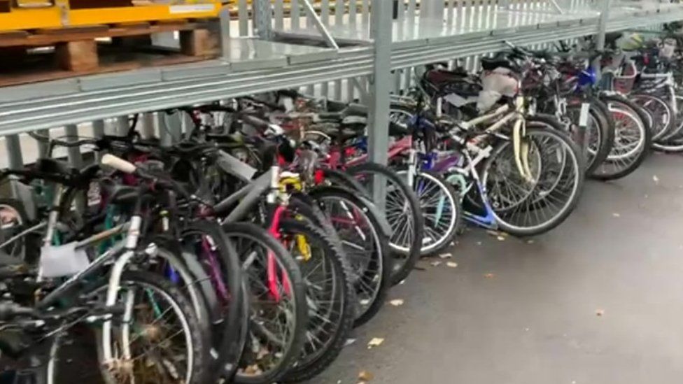 Bikes at the Horsham depot