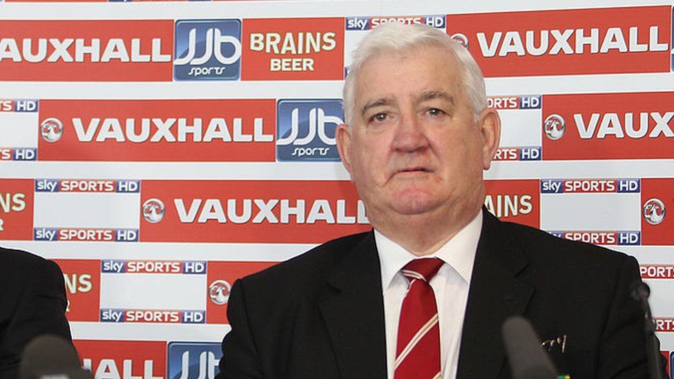 Former president of the Football Association of Wales, Phil Pritchard