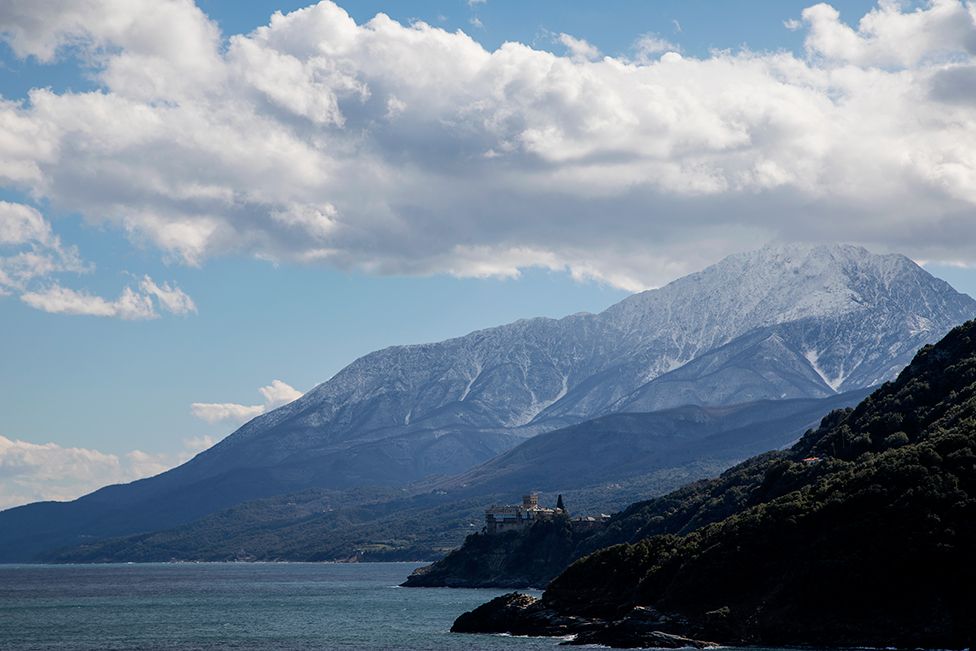 Mount Athos on March 02, 2018 in Mount Athos, Greece. (Photo by Athanasios Gioumpasis/Getty Images