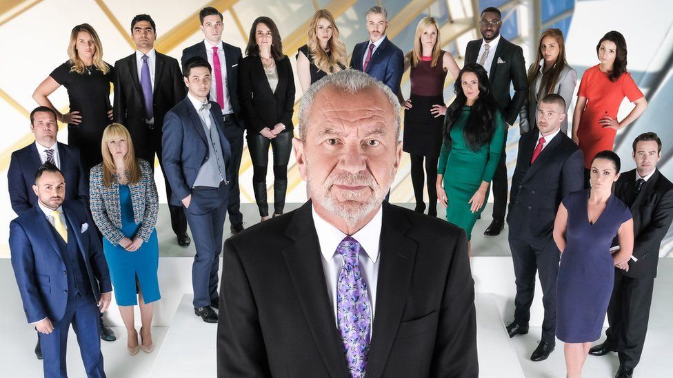 Photo of last year's contestants on The Apprentice show