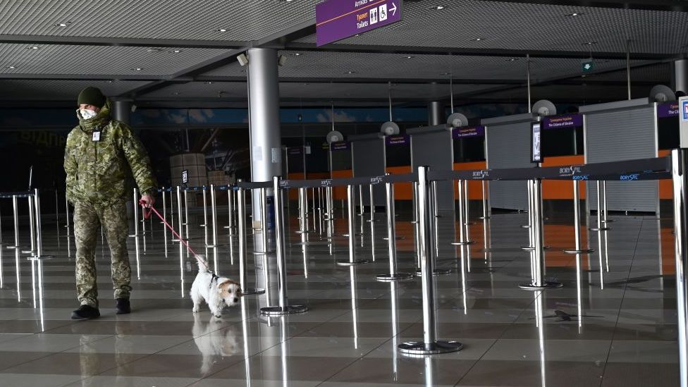 Boryspil International airport, empty
