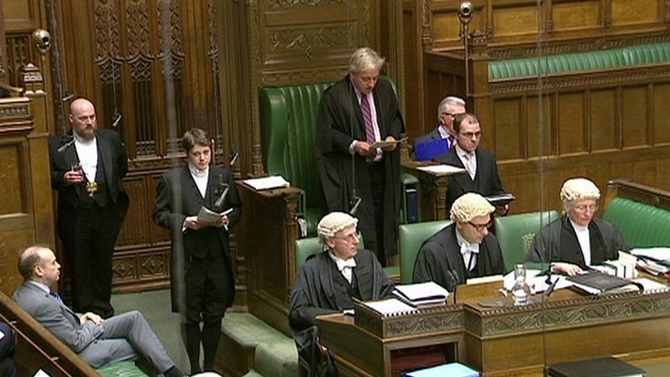 John Bercow in the House of Commons chamber