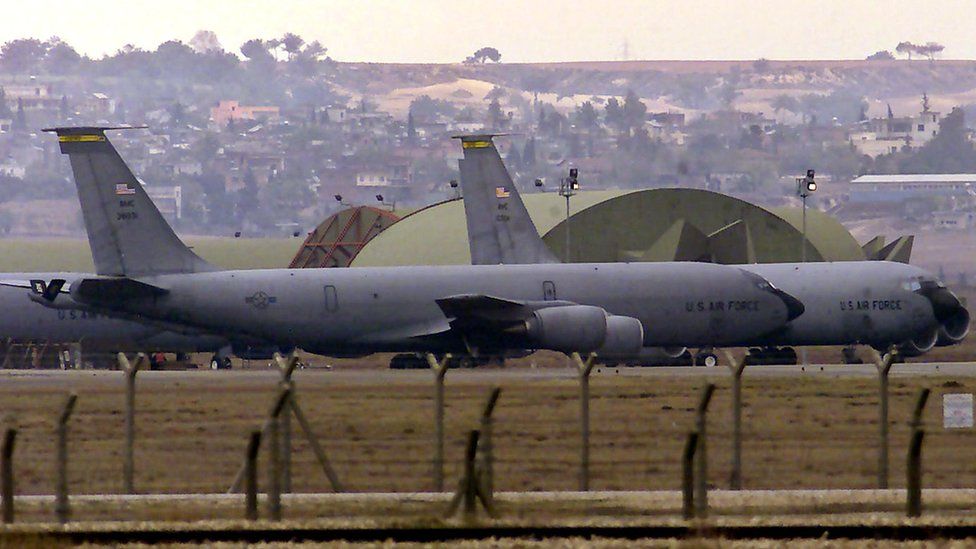 The US-led coalition fighting IS is based at Incirlik (file pic 2005)