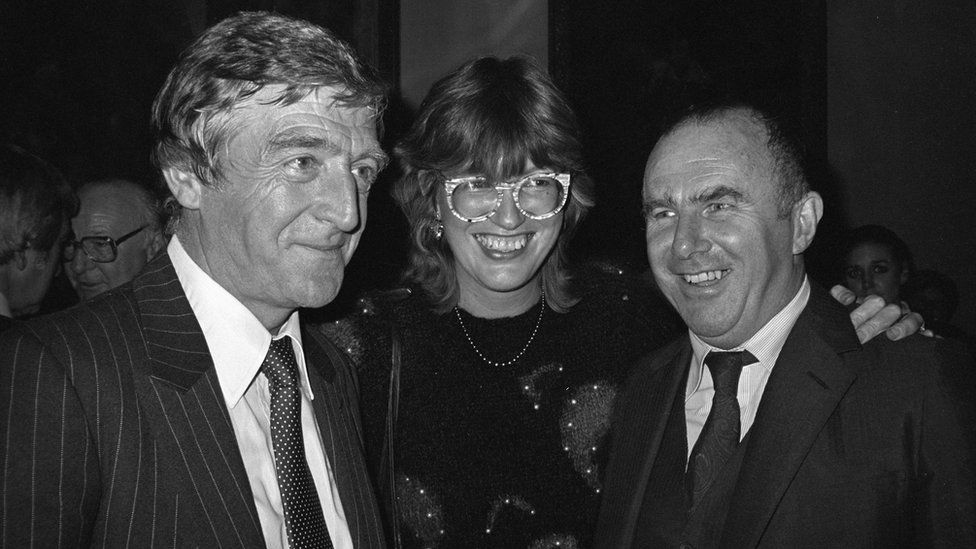 James with Michael Parkinson and Janet Street Porter in 1982