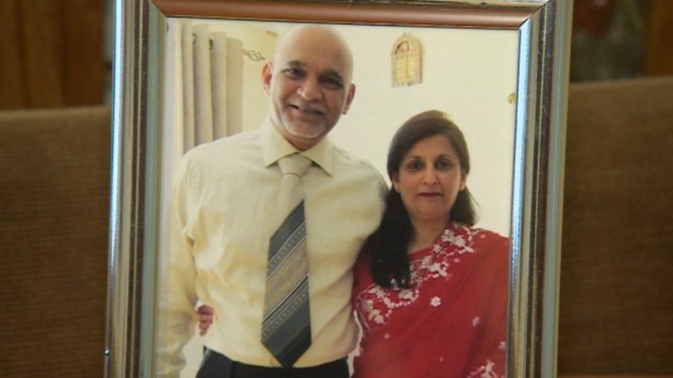 A family picture of Mr and Mrs Mohamed-Ali