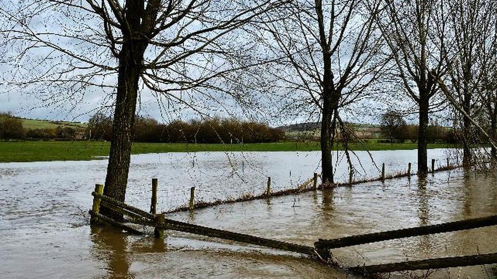 Lydbury North flooding